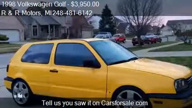 1998 Volkswagen Golf GTI-VR6 for sale in Waterford, MI 48328