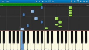 Градусы - Режиссер (Враг Мой, Бойся Меня) (на пианино Synthesia)
