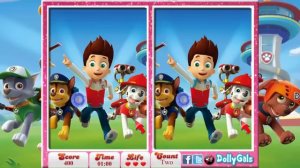 Щенячий патруль игра Найди 6 отличий Paw Patrol