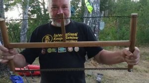 Лучковая пила в походе - что может быть лучше!