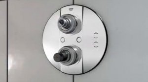 Монтаж смесителя термостата скрытого монтажа GROHE Rapido
