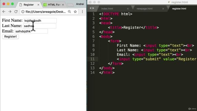 182 HTML Forms смотреть онлайн