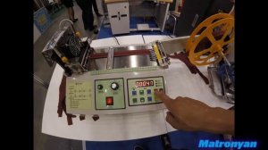 автоматическая машина  для резки стропы, молнии, шнурка ...