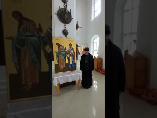 В храм свт. Николая в пос. Красные Баки доставлена икона свт. Спиридона Тримифунтского