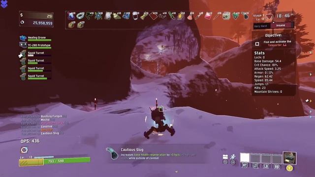 Risk of Rain 2 But I Am An Engineer Turret With x10 ALL ITEMS