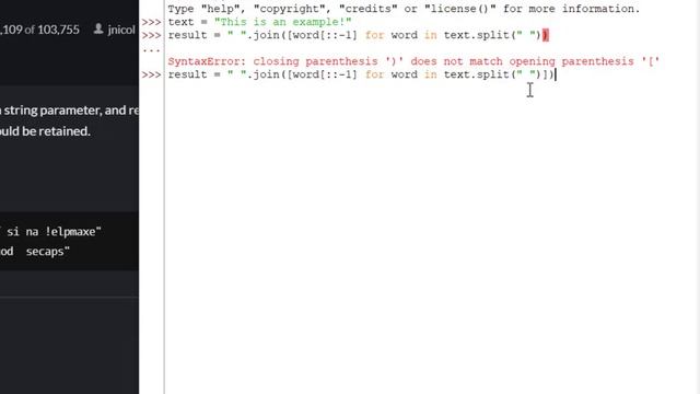 #python : 7 kyu Reverse words смотреть онлайн