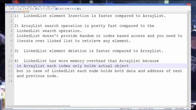 Difference between LinkedList vs ArrayList in Java Java Tutorial  33