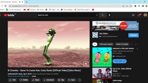 101 El Chombo   Dame Tu Cosita feat  Cutty Ranks Official Video Ultra Music   YouTube   Google Chro