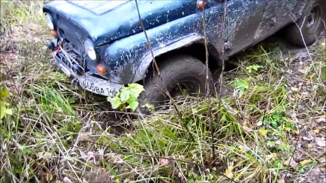 Нива и Уаз на резанных "Гудричах" смотреть онлайн