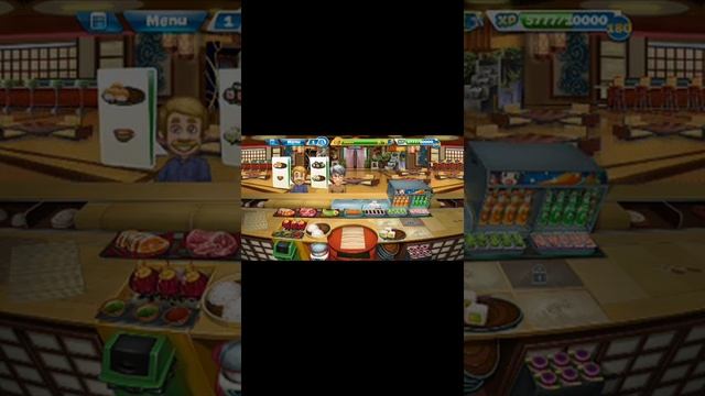 Cooking Fever level 40 Sushi Restaurant & Chinese Restaurant смотреть онлайн