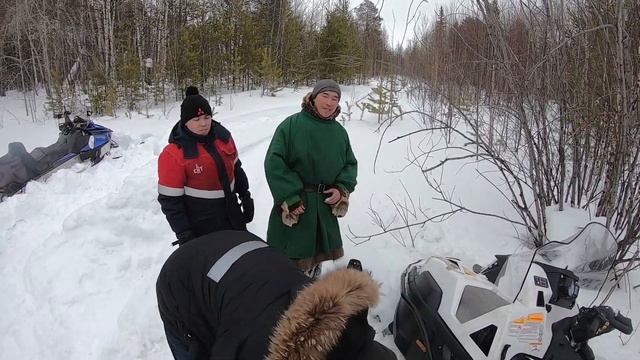 Stels Viking arctic cat везут нас на рыбалку смотреть онлайн