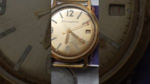 Часы" ВОСТОК" Командирские ранние позолота AU20 Чистополь, СССР. Заказ МО