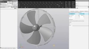 Компас 3D v18. Управляемая анимация вращения лопастей вентилятора.