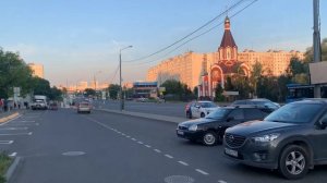 Прогулка по Краснодарской улице от Метро Люблино до Белореченской улицы, г. Москва, 02.07.2023