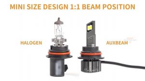 Auxbeam® 20000ML F15 Series 20% Smaller Size 9007 Led Headlight Bulbs