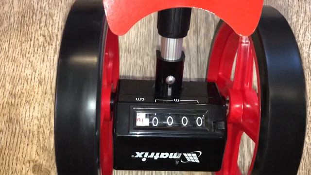 Колесо измерительное механическое (телескопическая ручка,измерение до 9999,9 м,Matrix, Артикул:3600