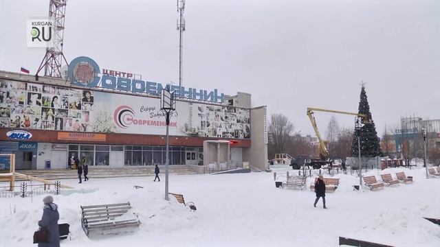 В Заозерном установили елку, которая прежде стояла на центральной площади