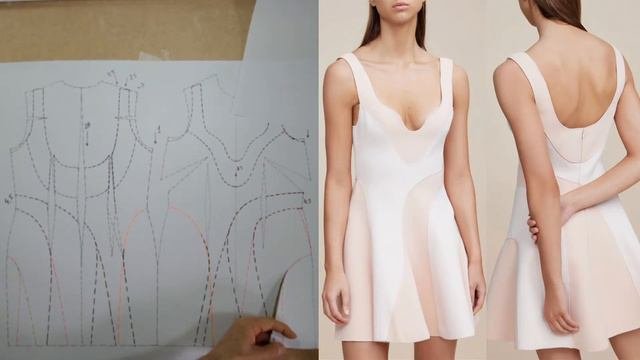 моделируем платье Modelado De Vestido #курсыкройкиишитья  #валерийпрокудиншитьё #diseño.
