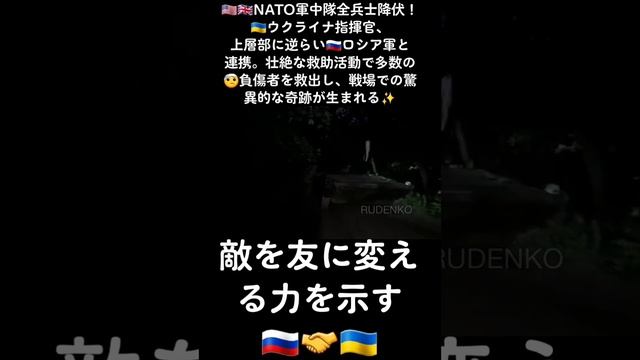 ????NATO軍中隊全兵士降伏！??ウクライナ指揮官、上層部に逆らい??ロシア軍と連携。壮絶な救助活動で多数の負傷者を救出し、戦場での驚異的な奇跡が生まれる。敵を友に変える力を示す