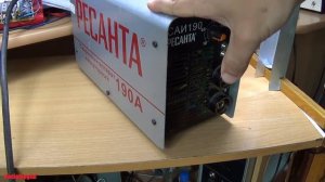 Сварочный аппарат Ресанта горит перегрузка