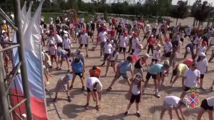 Волгоградские полицейские приняли участие в акции «Зарядка со стражем порядка»