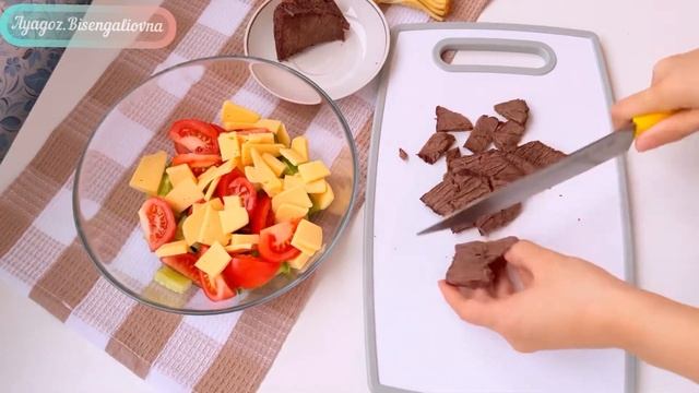 Салат королевский! Хан салат! Салат праздничный. Қазақша рецепт! Всегда вкусно!?