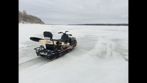 Вуктыл -Дутово на буране своим ходом по реке Печора!