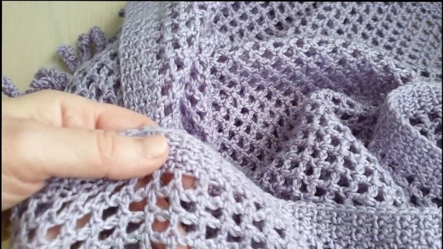 Как связать пончо- накидку крючком . Обзор . Быстрый и простой способ. смотреть онлайн
