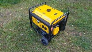 Бензиновый генератор hammerflex gnr 6000a/эл.старт часть1