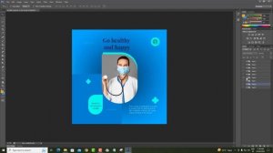 Social Media Medical Health Banner Template in Photoshop | World Health Day Template Psd File