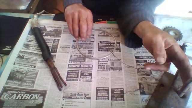 качественный отжиг проволоки от авто покрышек эл сварочным аппаратом.лайфхак. смотреть онлайн