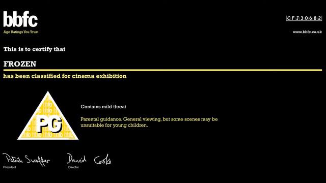 Frozen - BBFC Black Card смотреть онлайн