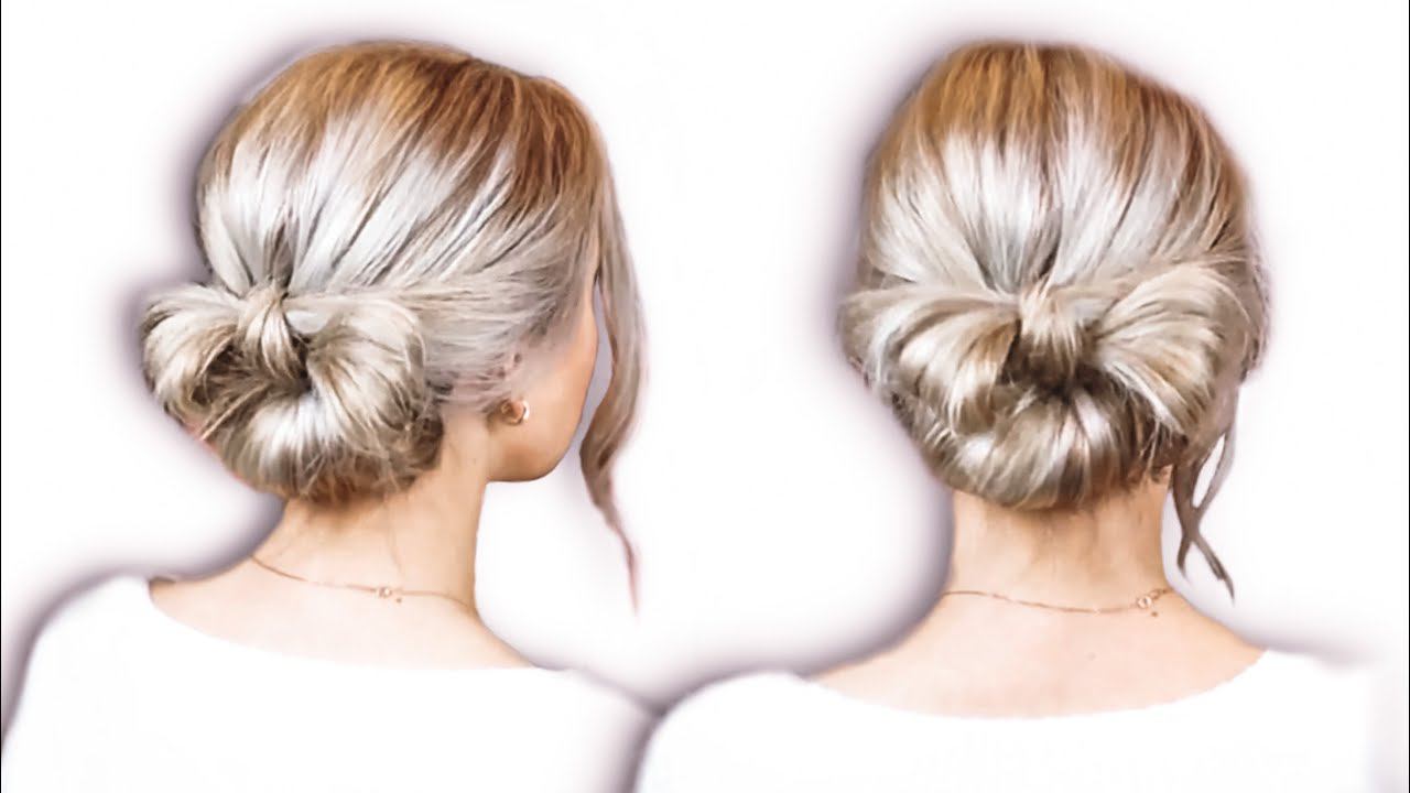 Простая и красивая прическа на Новый год \ Бант из волос пошагово \  beautymaker \ Holiday Hairstyle