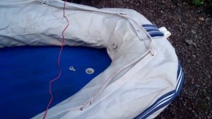 Как быстро надуть большую лодку ПВХ.