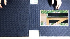 Как сшить «РЮКЗАК».  Часть 3. Как простегать ткань и установить магнитные кнопки.  21.