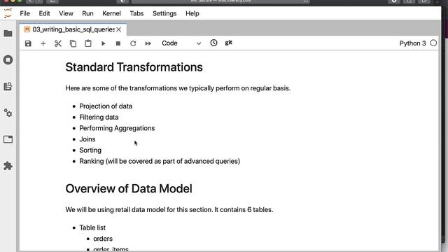 Mastering SQL - Postgresql - Writing Basic SQL Queries - Standard Transformations