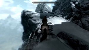 Jumping Off the Tallest Mountain in Skyrim