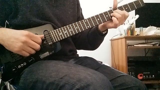 Practicing Letters of Marque chords by Allan Holdsworth смотреть онлайн