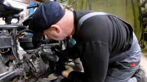 Урал #1. Разборка поршневой группы (Ural motorcycle)