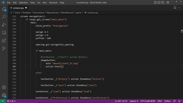 Renpy GUI Image Button | Creating custom texts using image смотреть онлайн