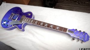 Oh Wow, My EYES!! || Epiphone Tommy Thayer "Electric Blue" Les Paul Demo/Review