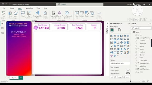 Sales Revenue Dashboard In Power Bi|Dynamic Dashboard |POWER BI HINDI | смотреть онлайн