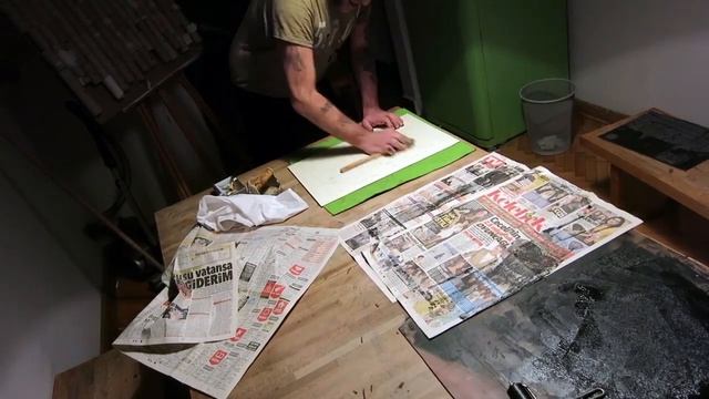 Linoleum Print - Hand Printed смотреть онлайн