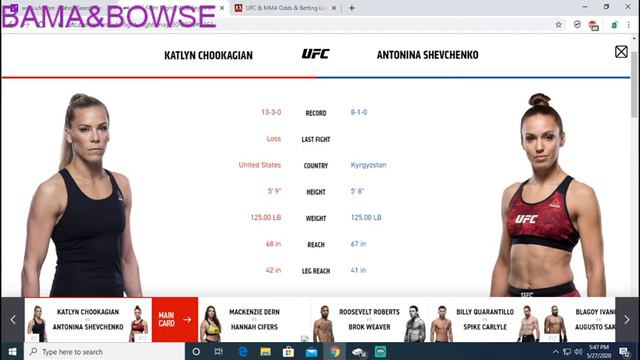 Antonina Shevchenko  vs Katlyn Chookagian fight prediction
