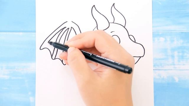 Как нарисовать ДРАКОНА из Адопт Ми Роблокс / Рисунок раскраска для детей / Раскрась Ка смотреть онлайн
