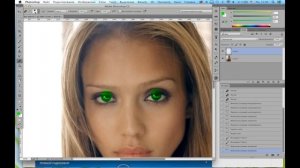 Изменить цвет глаз в Фотошоп легко Tutorial (Change eye color in photoshop)