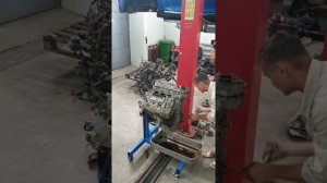 Снятие ГБЦ для замены впускного клапана первого цилиндра. 2GR-FE
