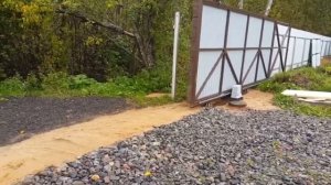 Откатные ворота с приводом Nice RB600