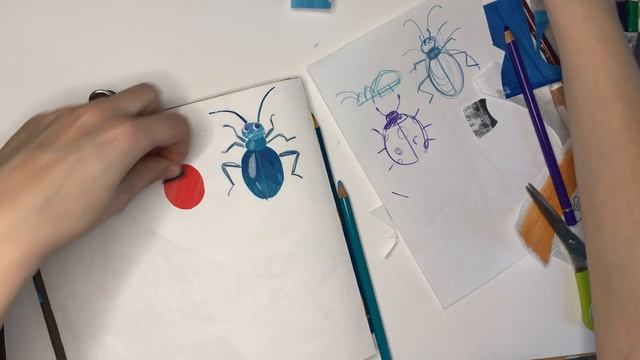 Как нарисовать насекомых. Рисование для детей. смотреть онлайн