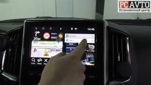 Toyota Land Cruiser 200 Яндекс.Навигатор на штатной магнитоле | Android 8 0